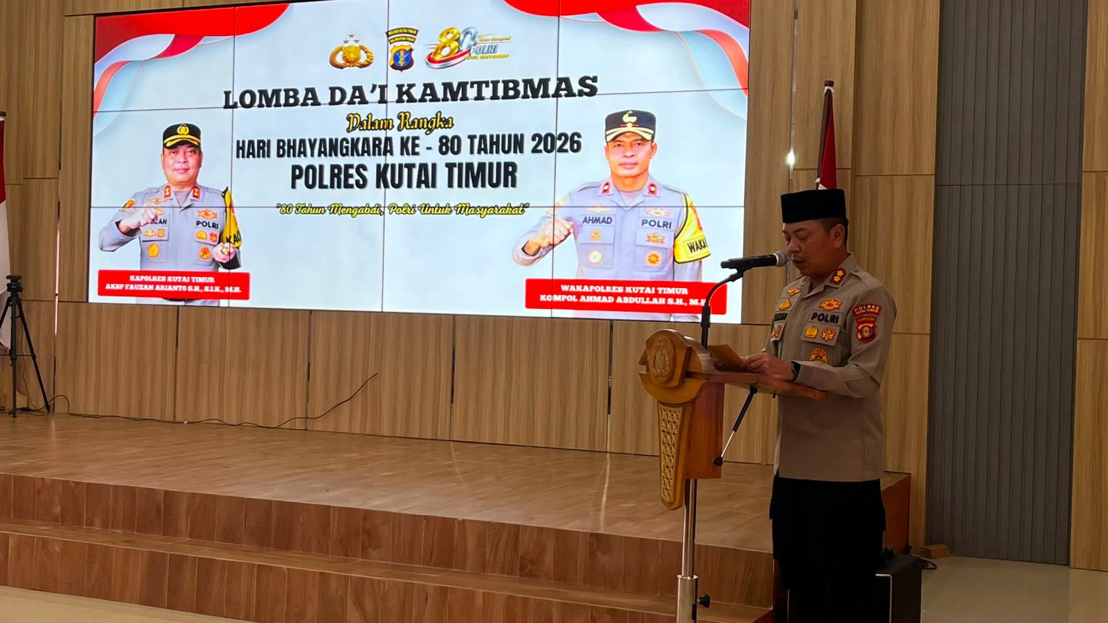 Hari Bhayangkara ke-80, Polres Kutim Gelar Lomba Da’i Kamtibmas