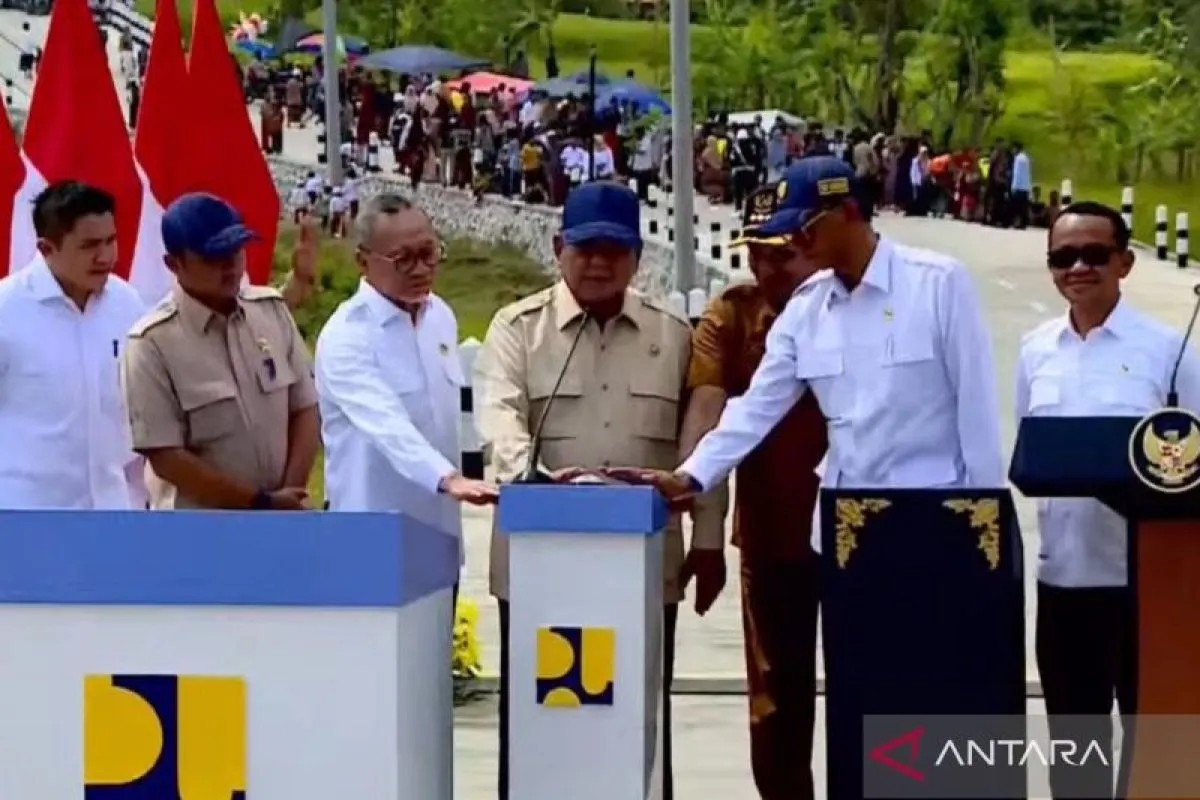 Presiden Resmikan Jalan Daerah Sepanjang 1.151 Km di Seluruh Indonesia