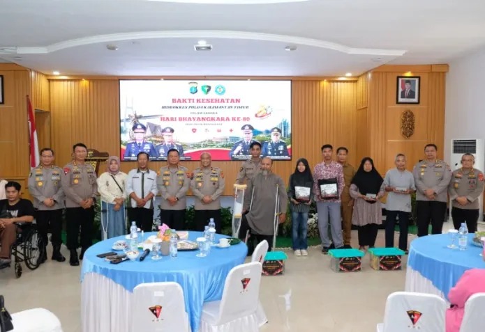 Sambut Hari Bhayangkara ke-80, Polda Kaltim Berikan Layanan Kesehatan Gratis bagi Ribuan Warga