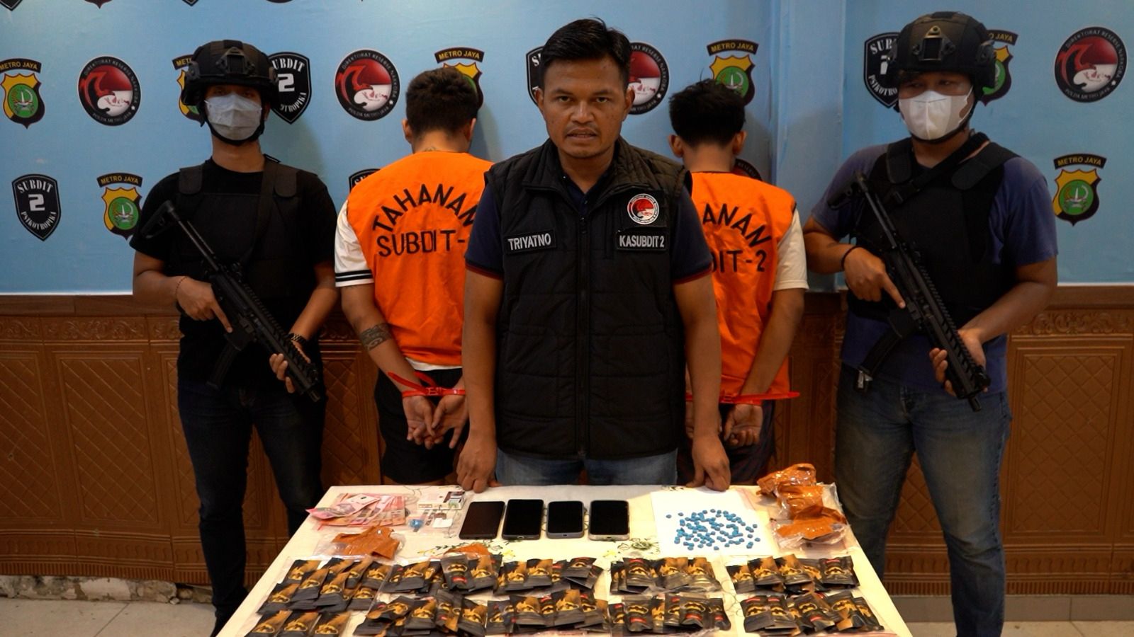 Polda Metro Jaya Gagalkan Peredaran Etomidate dan Sabu Jaringan Malaysia