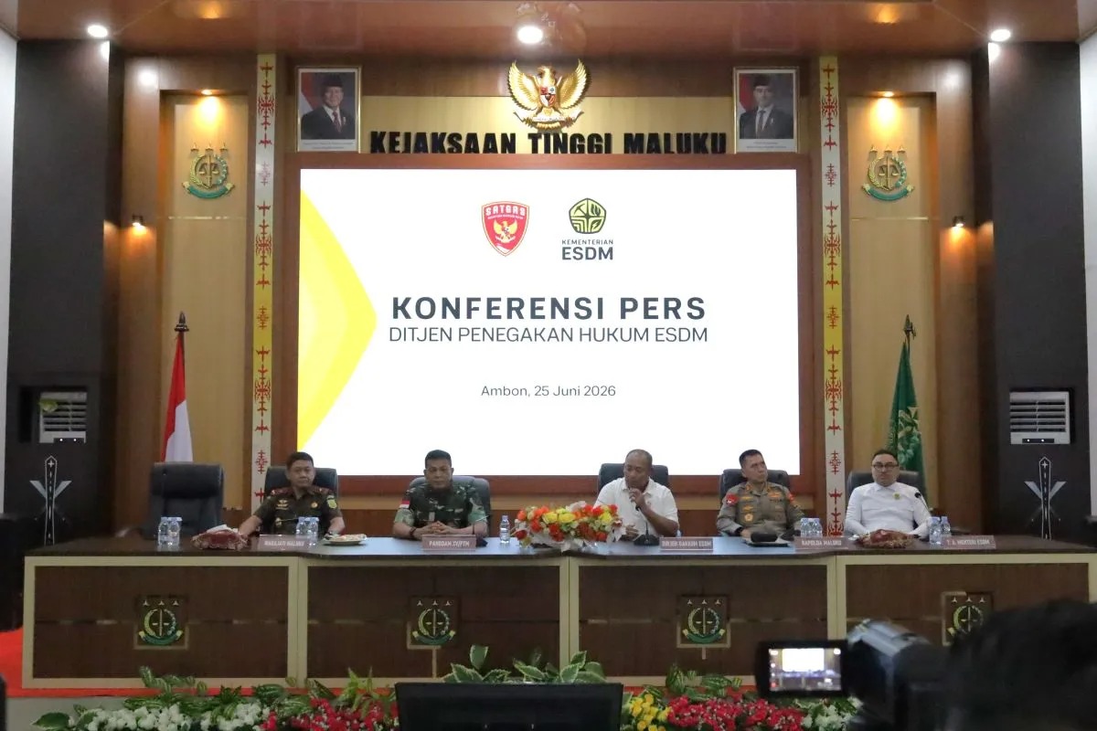 Kementerian ESDM-Polri Tetapkan 26 Tersangka Kasus Dugaan Penambangan Tanpa Izin di Maluku