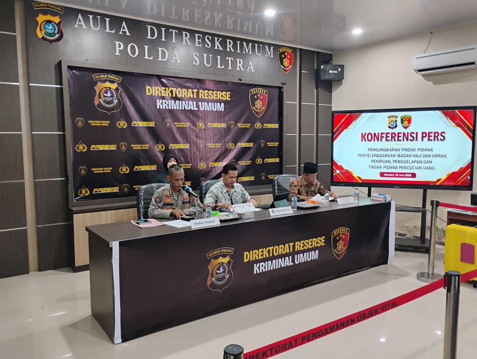 Polda Sultra Ungkap Kasus Umrah Ilegal, Terapkan TPPU untuk Telusuri Aset Tersangka