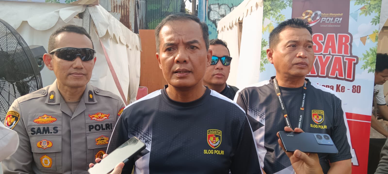 Hari Bhayangkara ke-80, Polri Gelar Pasar Rakyat Murah di Jakpus, Warga Antusias Tebus Sembako