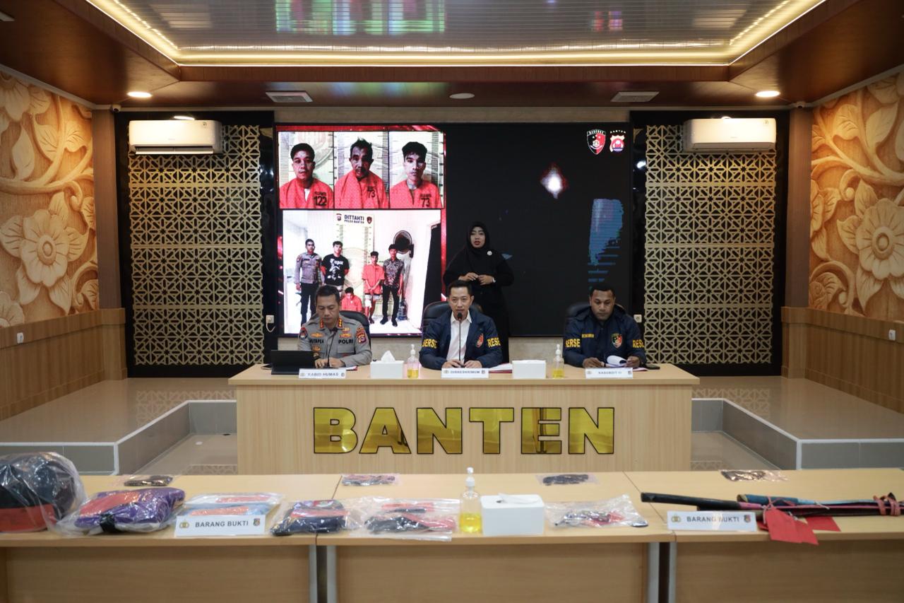 Polda Banten Ungkap Dua Kasus Curanmor dan Kepemilikan Senpi Rakitan,
