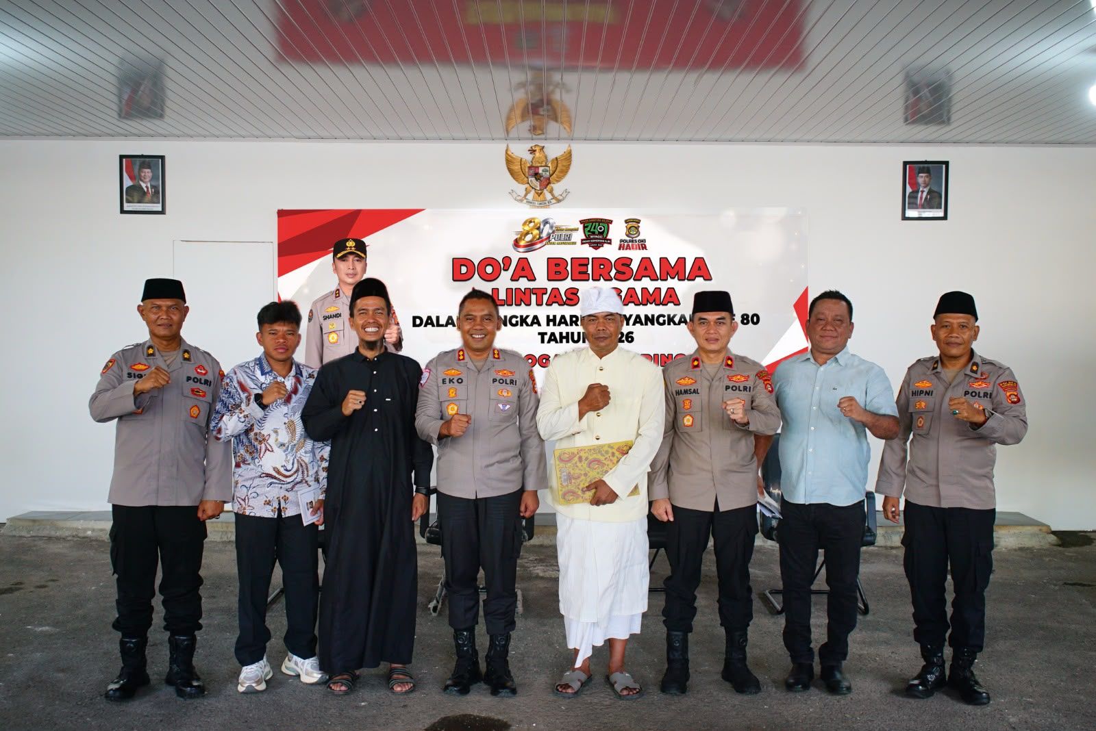 Hari Bhayangkara ke-80, Polres OKI Gelar Doa Bersama Lintas Agama