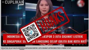[HOAKS] Singapura Gelap Dampak RI Batalkan Ekspor 3 Juta Gigawatt Listrik