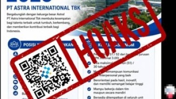 [HOAKS] Link Rekrutmen Karyawan Astra International