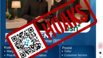 [HOAKS] Rekrutmen Karyawan Bank Syariah Nasional