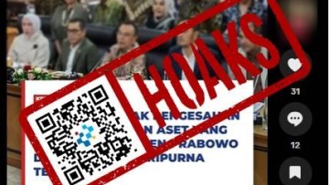 [HOAKS] DPR Tolak Bahas RUU Perampasan Aset