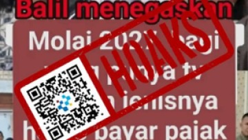[HOAKS] Bahlil Sebut Wajib Bayar Pajak TV Mulai 2027