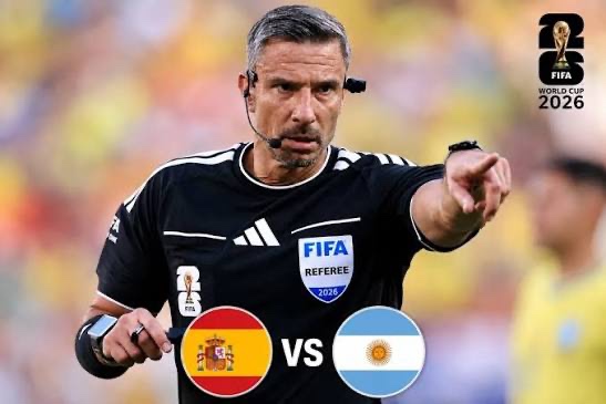 FIFA Percayakan Wasit Slovenia Pimpin Final Piala Dunia 2026 Spanyol vs Argentina
