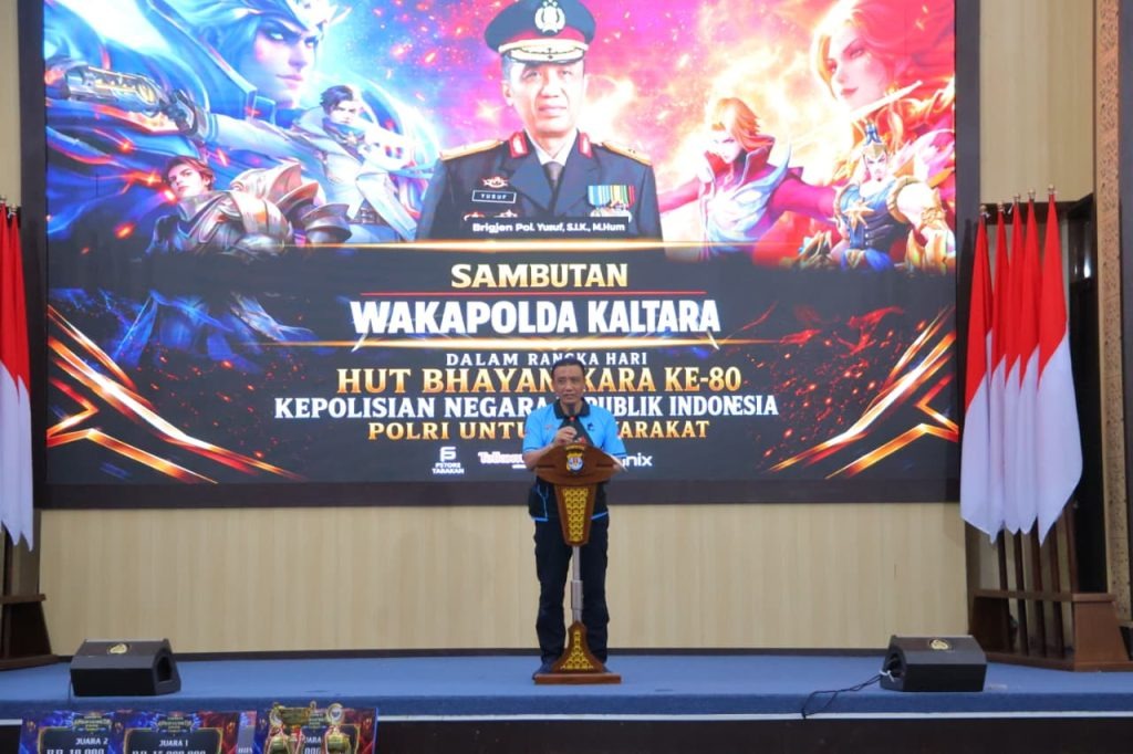 Rayakan Hari Bhayangkara ke-80, Kapolda Kaltara Resmi Buka Turnamen E-Sports Kapolda Kaltara Cup 2026