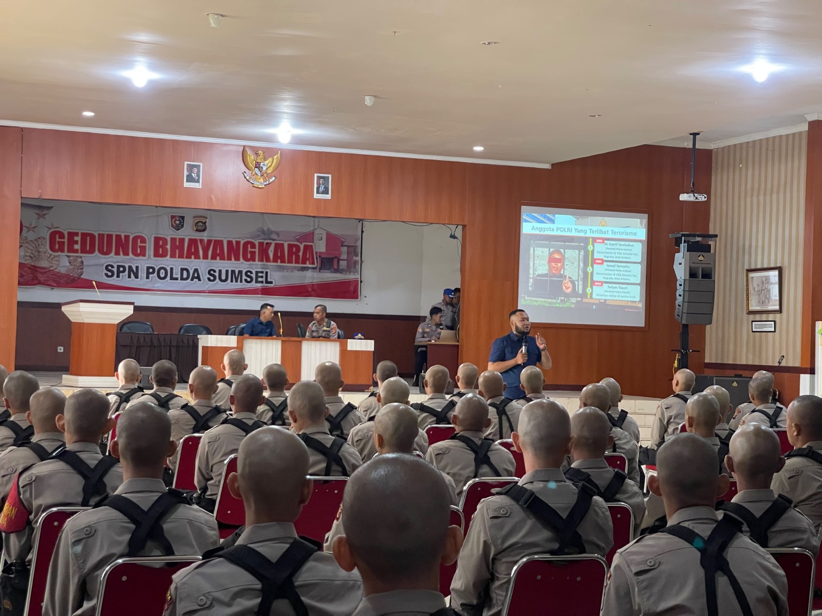 Cegah Paham IRET Sejak Dini, 131 Calon Bintara Polri SPN Polda Sumsel Ikuti Sosialisasi