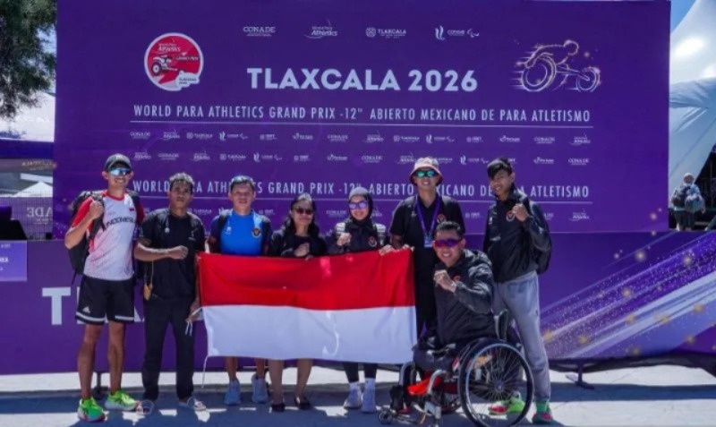 Para Atletick Indonesia Raih 16 Medali di World Para Athletics Grand Prix 2026
