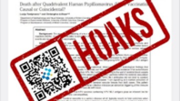 [HOAKS] Vaksin HPV Bisa Sebabkan Autoimun, Vaskulitis, sampai Kematian