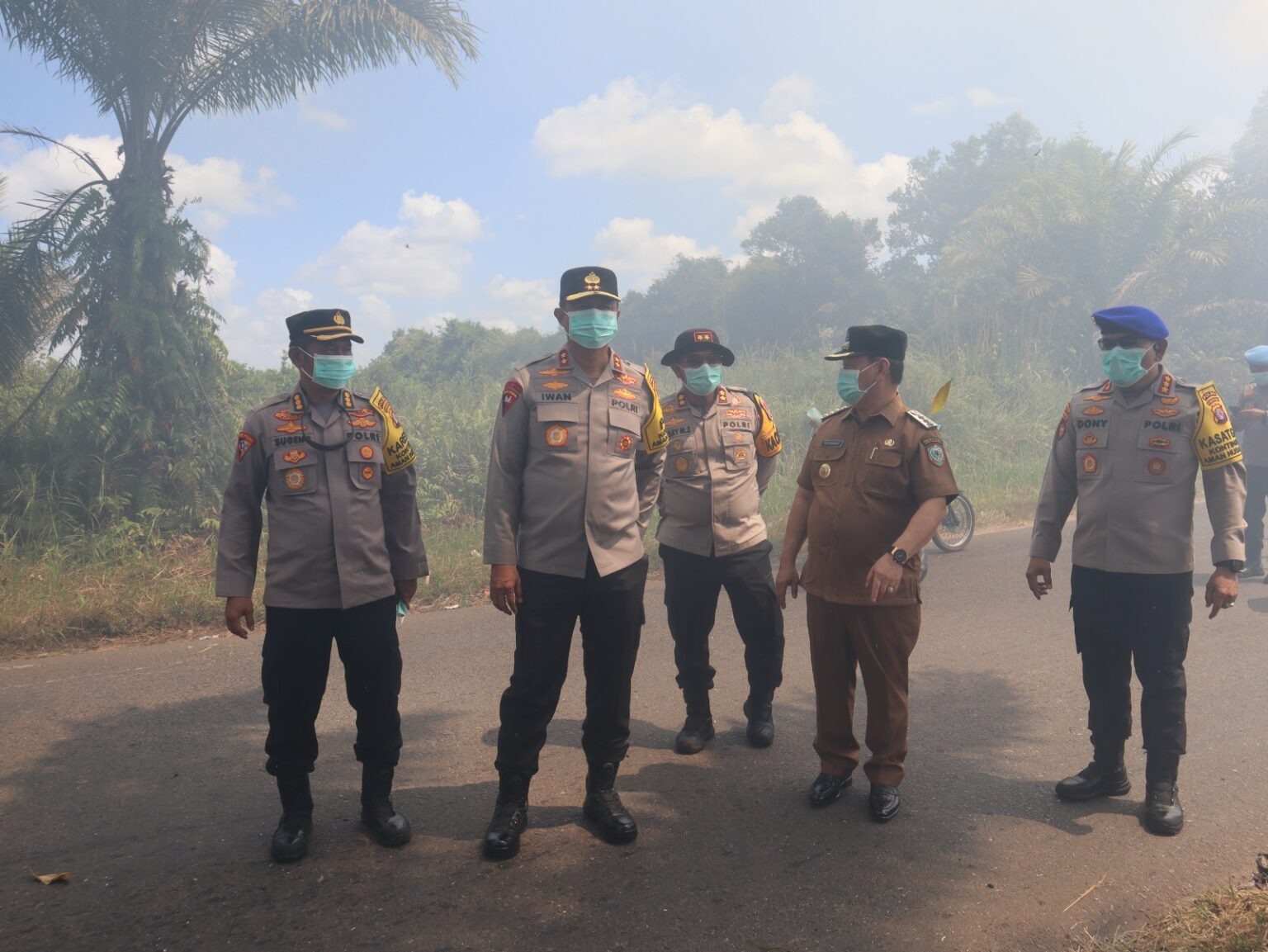Kapolda Kalteng Tinjau Penanganan Karhutla di Kotim, Lima Titik Kebakaran Jadi Prioritas Pemadaman