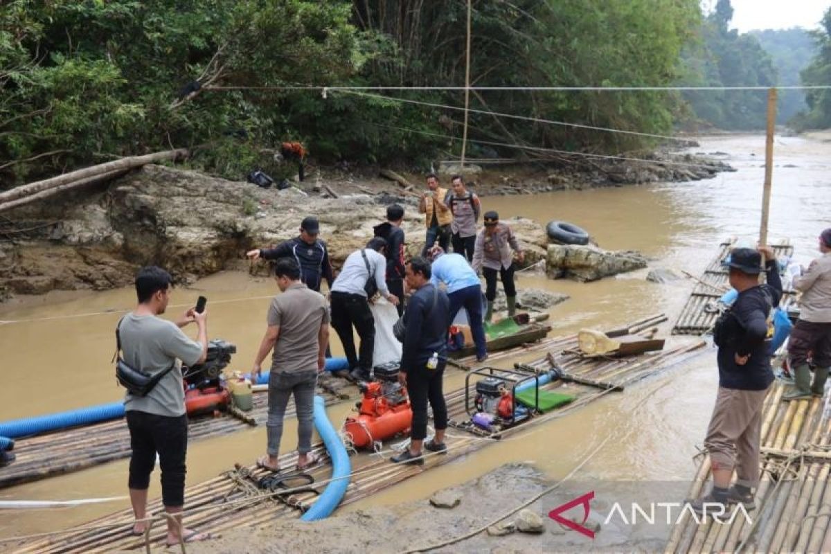 Ditreskrimsus Polda Jambi Tertibkan PETI di Kawasan Geopark Merangin