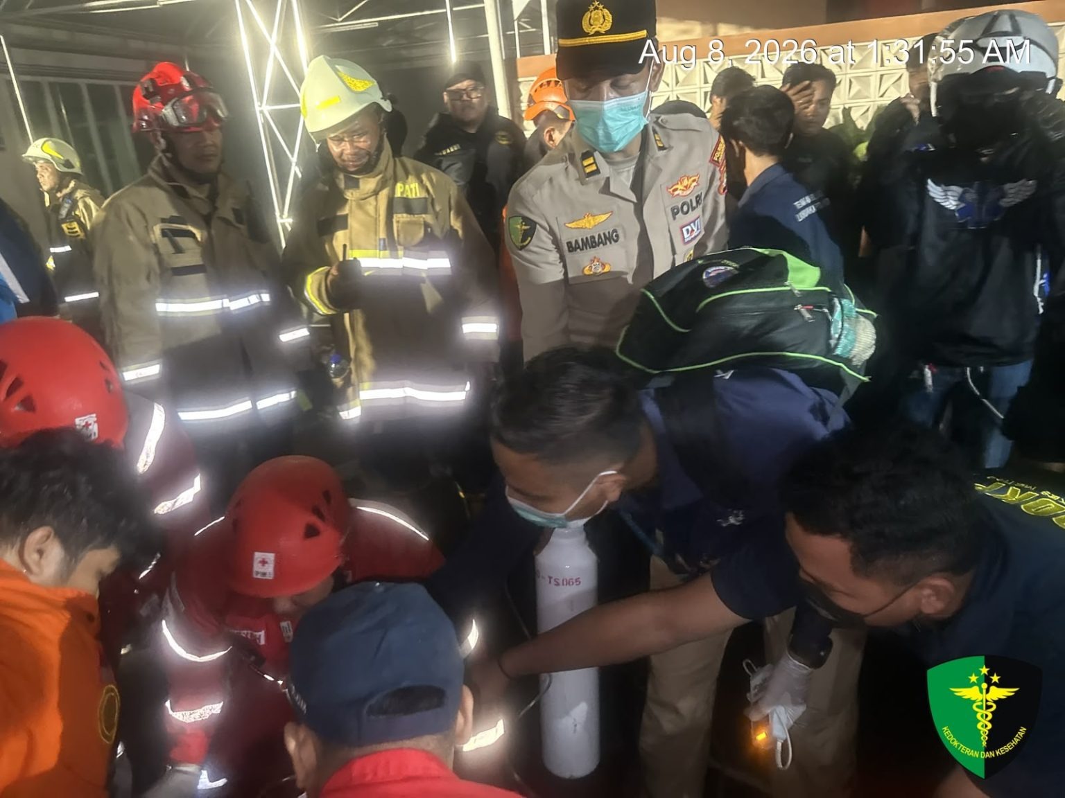 Biddokkes Polda Metro Jaya Kerahkan Tim Keslap dan DVI Tangani Kebakaran Gedung Bapenda
