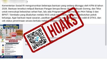 [HOAKS] Link Daftar Bantuan Pangan