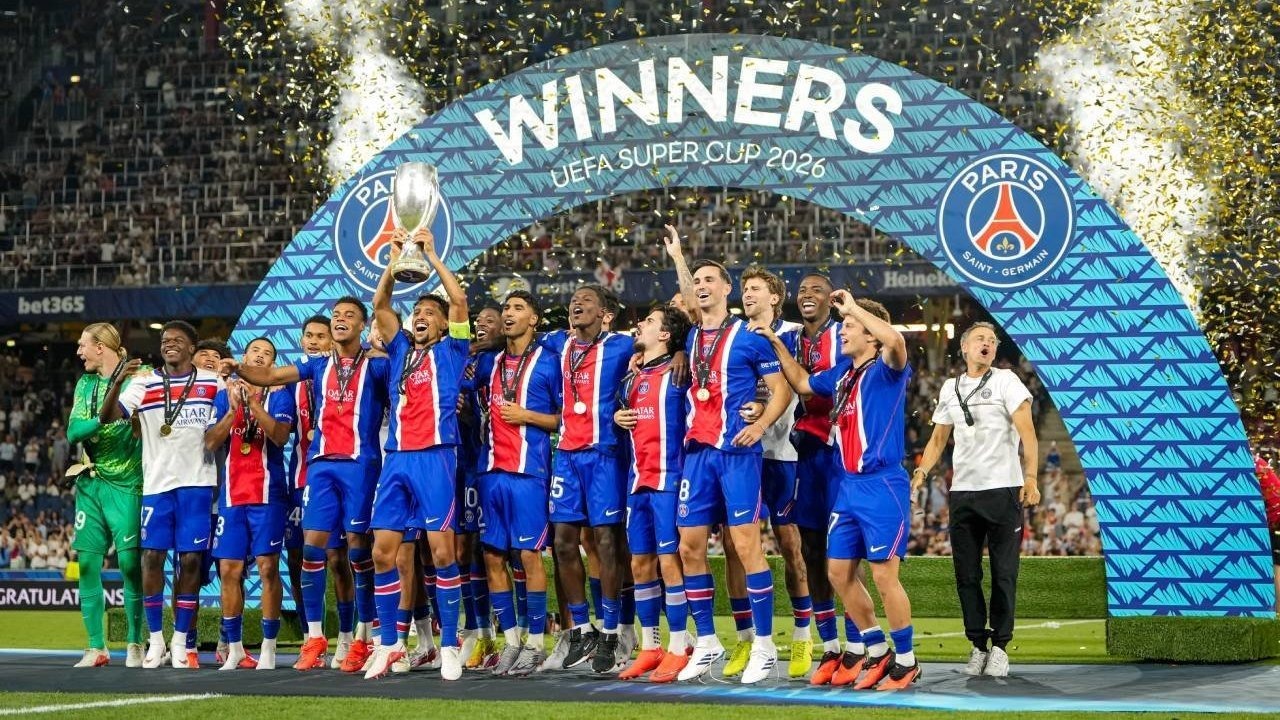 Kalahkan Aston Villa 2-1, PSG Penguasa Juarai Piala Super Eropa 2026