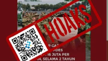 [HOAKS] Gaji Manajer Kopdes Merah Putih Belasan Juta Per Bulan