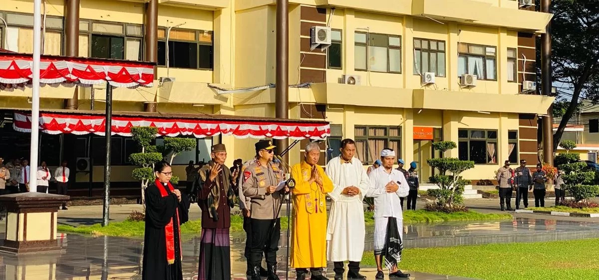 Polda Gorontalo gelar doa lintas agama untuk korban gempa NTT