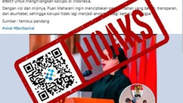 [HOAKS] Puan Maharani Sebut akan Miskinkan Koruptor jika jadi Presiden