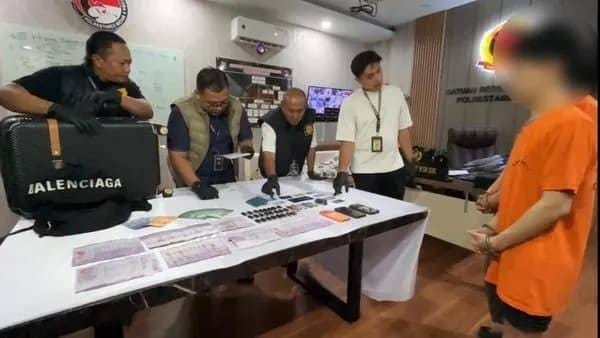 Polisi Berhasil Tangkap WN Malaysia yang Edarkan Vape Narkoba di Medan