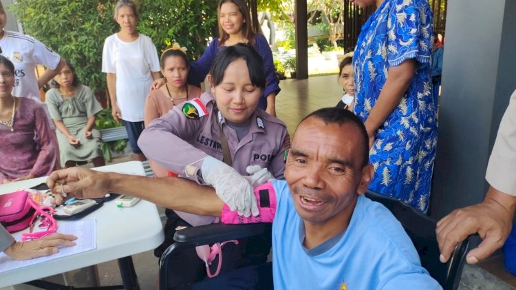 Polda NTT Gandeng Tim Trauma Healing Polda Jawa Tengah Perkuat Pemulihan Penyintas Gempa di Panti KKottongnae Manggarai Barat