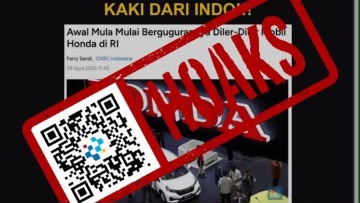 [HOAKS] Dealer Honda Resmi Cabut dari Indonesia karena Ada Campur Tangan Pemerintah
