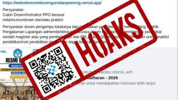 [HOAKS] Link Daftar Dosen dan Guru Pamong