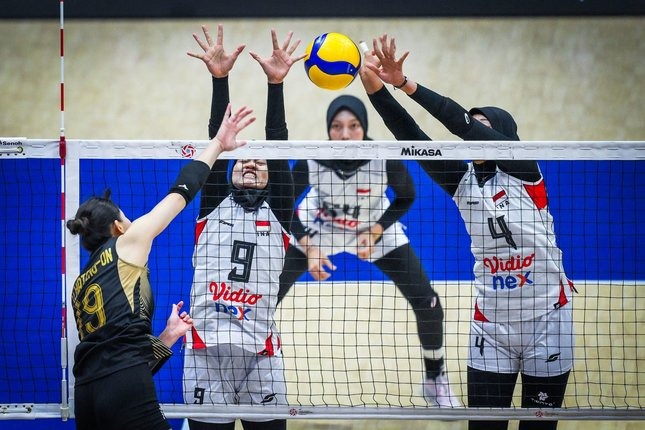 Timnas Voli Putri Melaju Perempat Final AVC Continental 2026 Kalahkan Australia 3-0