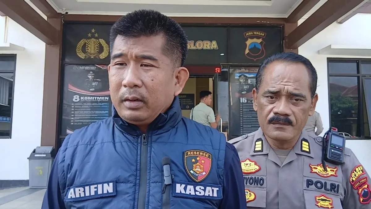 Polres Blora Tahan Tiga Pelaku dan Periksa 15 Saksi Kasus Pengeroyokan 2 Polisi