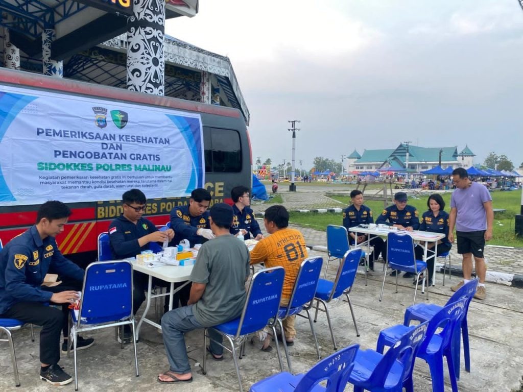 Sidokkes Polres Malinau Gelar Pemeriksaan dan Pengobatan Gratis bagi Masyarakat