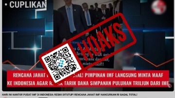 [HOAKS] TNI dan Polri Tutup Kantor IMF Indonesia