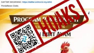 [HOAKS] Link Daftar Program Bantuan Bibit Ayam