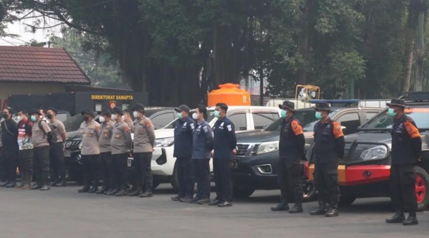 Polda Kalteng Terjunkan Pasukan Satgas Pemburu Api