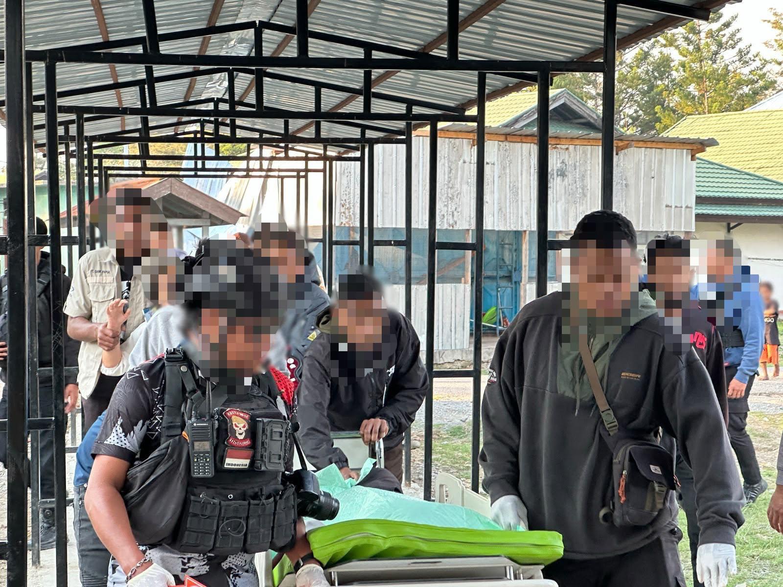 Satgas Damai Cartenz Bersama Polres Jayawijaya Respons Cepat Gangguan Tembakan di Muliama
