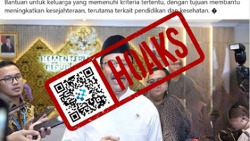 [HOAKS] Mensos Bagi-Bagi Dana Bantuan Sebesar Rp35 Juta untuk Setiap KK