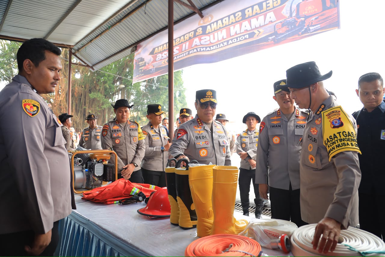 Polri Tingkatkan Teknologi dan Rekayasa Tata Air untuk Cegah Karhutla di Kalteng