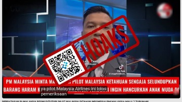 [HOAKS] Perbatasan Ri-Malaysia Tutup Disebabkan Pilot Malaysia Selundupkan Narkoba