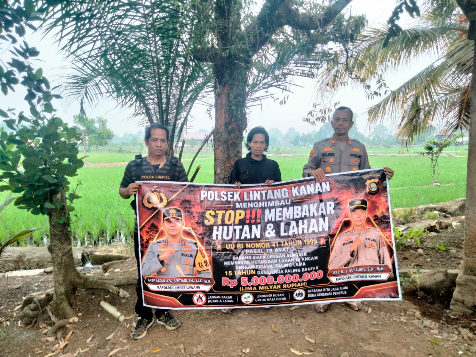 Perkuat Mitigasi Cegah Karhutla, Polda Sumsel Masifkan Patroli di Berbagai Daerah