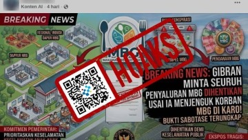 [HOAKS] Wapres Gibran Sebut MBG Dihentikan usai Jenguk Korban Keracunan
