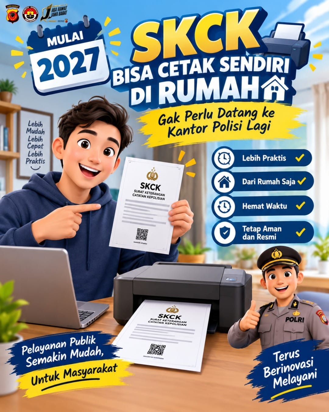 Polri Siapkan SKCK Full Online Mulai 2027, Polda Jabar Dorong Pelayanan Publik Semakin Mudah