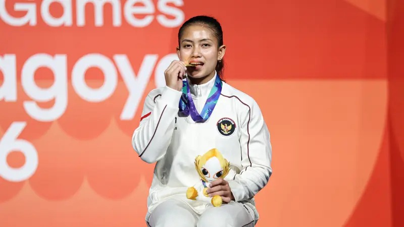 Sport Climbing Speed Putri Desak Made Tambah Emas Indonesia di Asian Games 2026