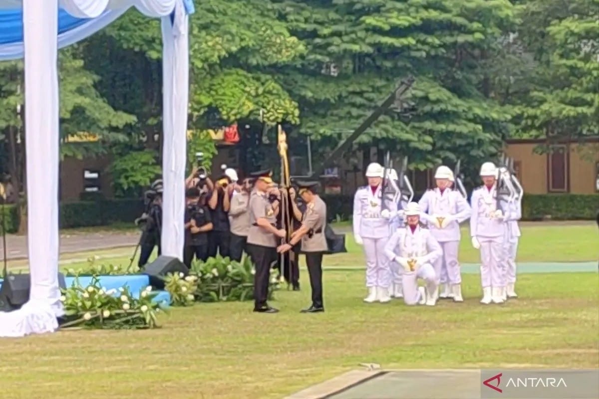 Serah Terima Jabatan Kapolri Suyudi Ario Seto Gantikan Jenderal Listyo Sigit