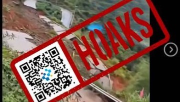 [HOAKS] Video Tanah Bergerak di Kota Pelembang
