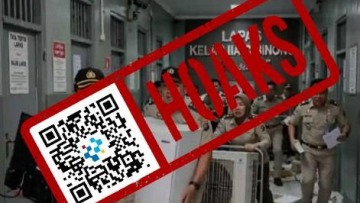 [HOAKS] Petugas Lapas Evakuasi Fasilitas Mewah di Cibinong