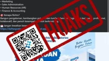 [HOAKS] Link Daftar Kerja Rohto Laboratories Indonesia