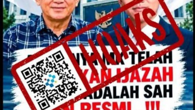 [HOAKS] MK Sebut Ijazah Wapres Gibran Sah